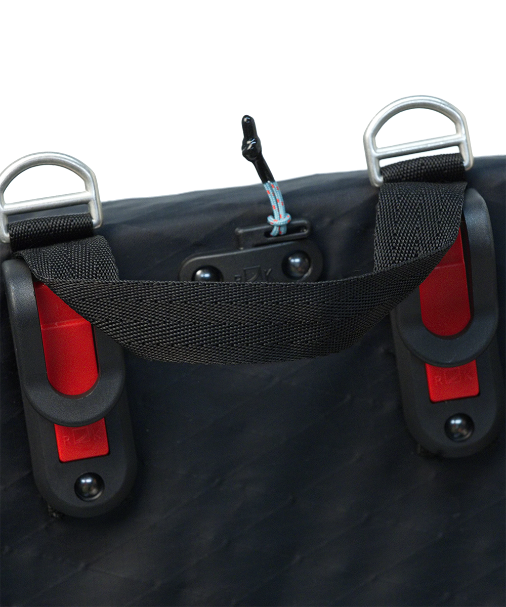 bike bags made from recycled fish nets Axiom Ocean-X Pannierpack 16+ Waterproof Rear Bike Pannier – Compact Commuter Bag – Axiom Gear